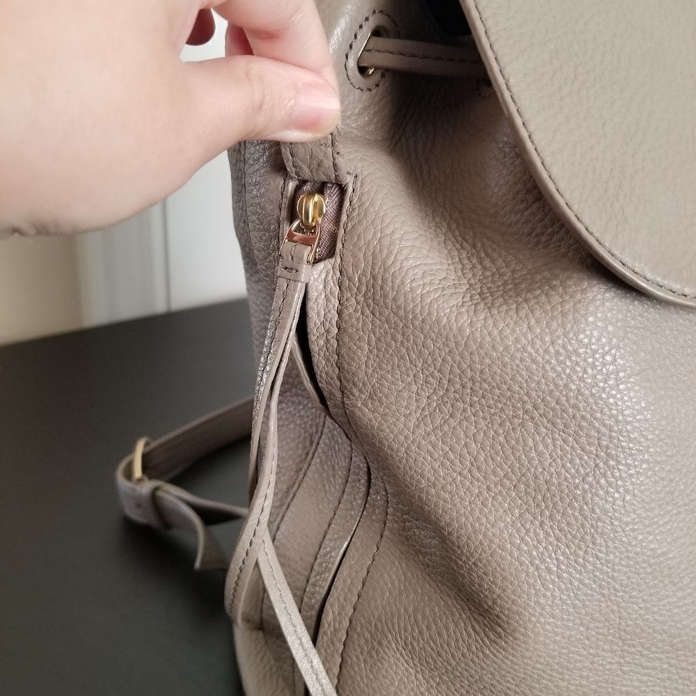 Tory Burch Leather Backpack - Picture 5 of 12